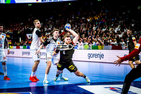 Handball I Herren I Euro 2024 I Vorrunde I Gruppe A I Nordmazedonien - Deutschland I 14.01.2024