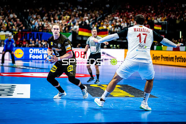 Handball I Herren I Euro 2024 I Vorrunde I Gruppe A I Nordmazedonien - Deutschland I 14.01.2024