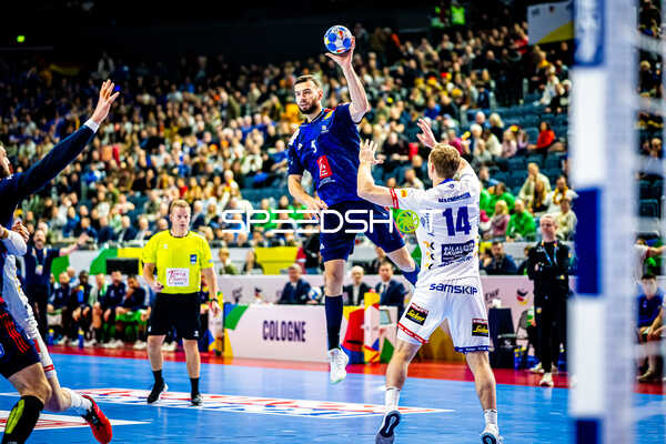 Handball I Herren I Euro 2024 I Hauptrunde I Gruppe 1 I Island - Frankreich I 20.01.2024