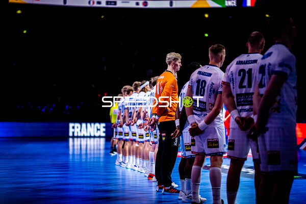 Handball I Herren I Euro 2024 I Hauptrunde I Gruppe 1 I Island - Frankreich I 20.01.2024