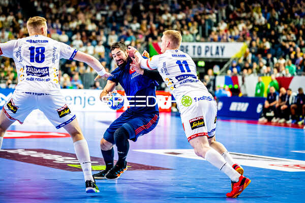 Handball I Herren I Euro 2024 I Hauptrunde I Gruppe 1 I Island - Frankreich I 20.01.2024