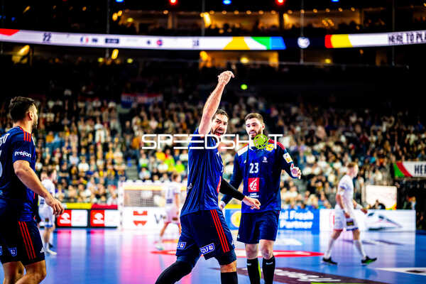 Handball I Herren I Euro 2024 I Hauptrunde I Gruppe 1 I Island - Frankreich I 20.01.2024