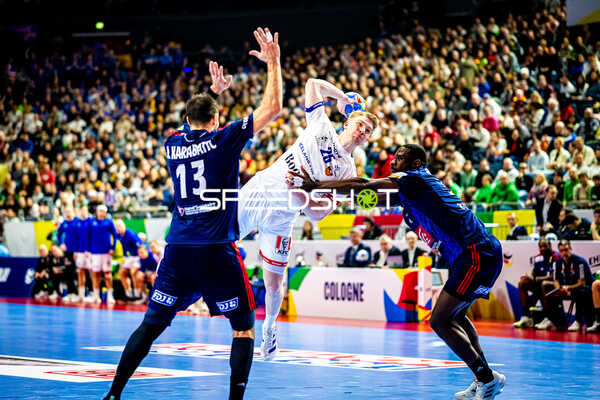 Handball I Herren I Euro 2024 I Hauptrunde I Gruppe 1 I Island - Frankreich I 20.01.2024