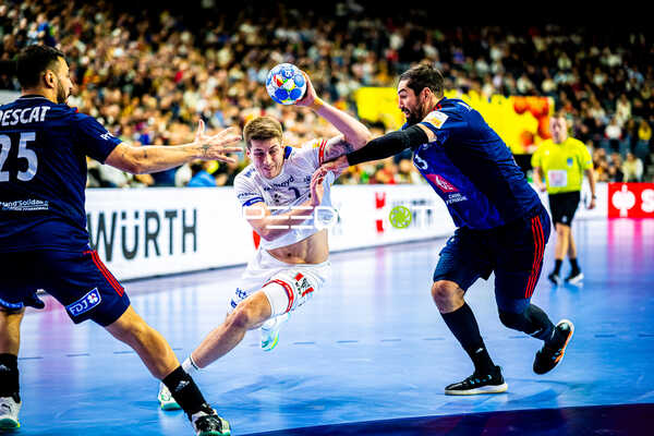 Handball I Herren I Euro 2024 I Hauptrunde I Gruppe 1 I Island - Frankreich I 20.01.2024