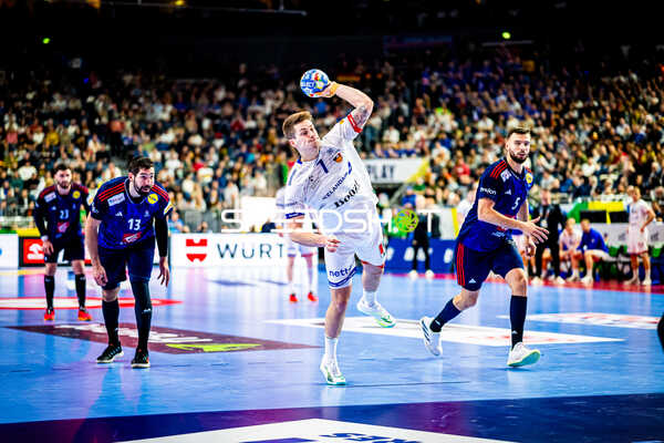 Handball I Herren I Euro 2024 I Hauptrunde I Gruppe 1 I Island - Frankreich I 20.01.2024