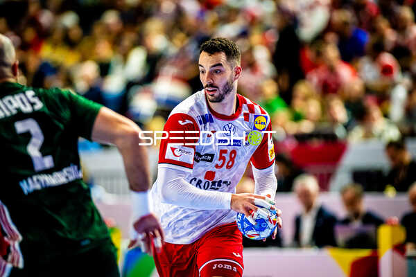Handball I Herren I Euro 2024 I Hauptrunde I Gruppe 1 I Ungarn - Kroatien I 20.01.2024