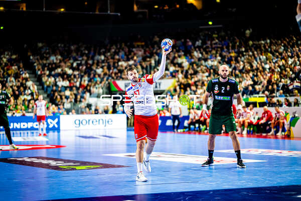 Handball I Herren I Euro 2024 I Hauptrunde I Gruppe 1 I Ungarn - Kroatien I 20.01.2024
