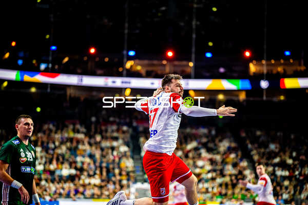 Handball I Herren I Euro 2024 I Hauptrunde I Gruppe 1 I Ungarn - Kroatien I 20.01.2024