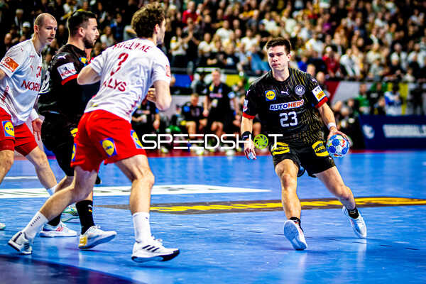 Handball I Herren I Euro 2024 I Halbfinale I Deutschland - Dänemark I 26.01.2024