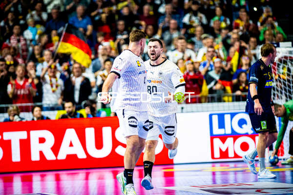 Handball I Herren I Euro 2024 I Spiel um Platz 3 I Deutschland - Schweden I 28.01.2024