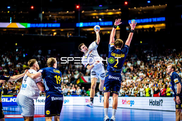 Handball I Herren I Euro 2024 I Spiel um Platz 3 I Deutschland - Schweden I 28.01.2024