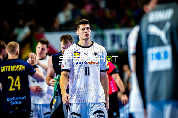 Handball I Herren I Euro 2024 I Spiel um Platz 3 I Deutschland - Schweden I 28.01.2024
