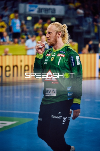 Spieler in einer Ruhepause