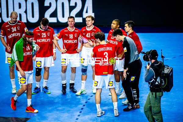Handball I Herren I Euro 2024 I Finale I Dänemark - Frankreich I 28.01.2024