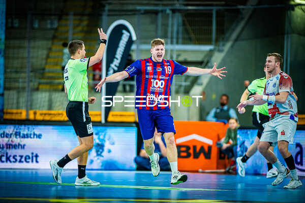 Handball I Herren I Saison 2023-2024 I 2. Handballbundesliga I 20. Spieltag I SG BBM Bietigheim - TV Großwallstadt I 10.02.2024 Alexander Velz (19, SG BBM Bietigheim)
Ort: Bietigheim-Bissingen, Germany
Datum: 10.02.2024 - Alexander Velz