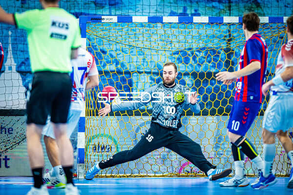 Handball I Herren I Saison 2023-2024 I 2. Handballbundesliga I 20. Spieltag I SG BBM Bietigheim - TV Großwallstadt I 10.02.2024 Fredrik Genz (16, SG BBM Bietigheim)
Ort: Bietigheim-Bissingen, Germany
Datum: 10.02.2024 - Fredrik Genz