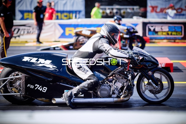 Motorrad Drag Racing am Hockenheimring