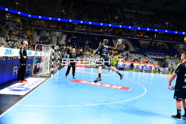 Handball-Szene in der Sap Arena