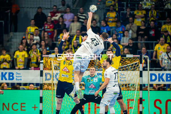 Handball I Herren I Saison 2023-2024 I Liqui Moly Handballbundesliga I 22. Spieltag I Rhein-Neckar Löwen - Handball Sportverein Hamburg I 29.02.2024