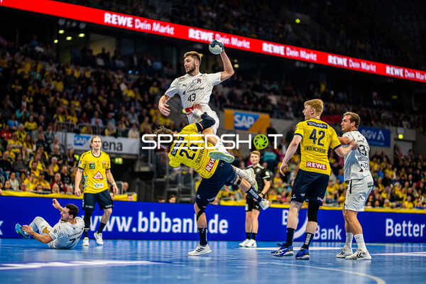 Handball I Herren I Saison 2023-2024 I Liqui Moly Handballbundesliga I 22. Spieltag I Rhein-Neckar Löwen - Handball Sportverein Hamburg I 29.02.2024