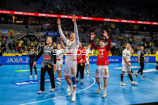 Handball I Herren I Saison 2023-2024 I Liqui Moly Handballbundesliga I 22. Spieltag I Rhein-Neckar Löwen - Handball Sportverein Hamburg I 29.02.2024
