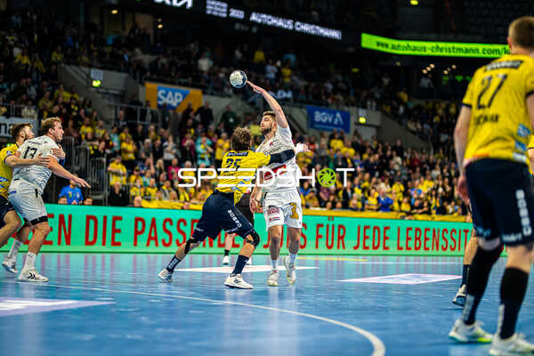 Handball I Herren I Saison 2023-2024 I Liqui Moly Handballbundesliga I 22. Spieltag I Rhein-Neckar Löwen - Handball Sportverein Hamburg I 29.02.2024