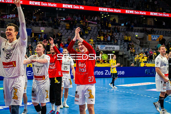 Handball I Herren I Saison 2023-2024 I Liqui Moly Handballbundesliga I 22. Spieltag I Rhein-Neckar Löwen - Handball Sportverein Hamburg I 29.02.2024