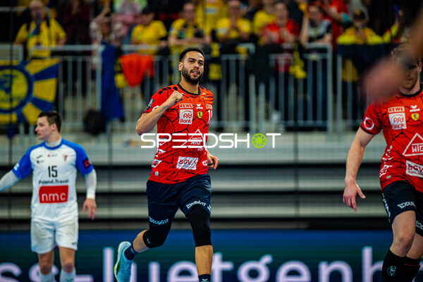 Handball I Herren I Saison 2023-2024 I EHF European League I Hauptrunde I 4. Spieltag I Rhein-Neckar Löwen - NMC Gornik Zagreb I 05.03.2024 Jubel Philipp Ahouansou (19, Rhein-Neckar Löwen)
Ort: Heidelberg, Germany
Datum: 05.03.2024 - Philipp Ahouansou