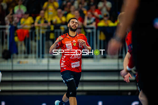 Handball I Herren I Saison 2023-2024 I EHF European League I Hauptrunde I 4. Spieltag I Rhein-Neckar Löwen - NMC Gornik Zagreb I 05.03.2024 Jubel Philipp Ahouansou (19, Rhein-Neckar Löwen)
Ort: Heidelberg, Germany
Datum: 05.03.2024 - Philipp Ahouansou