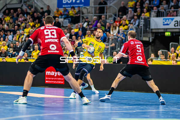 Handball I Herren I Saison 2023-2024 I Liqui Moly Handballbundesliga I 24. Spieltag I Rhein-Neckar Löwen - Füchse Berlin I 21.03.2024 Philipp Ahouansou (19, Rhein-Neckar Löwen)
Ort: Mannheim, Germany
Datum: 21.03.2024 - Philipp Ahouansou