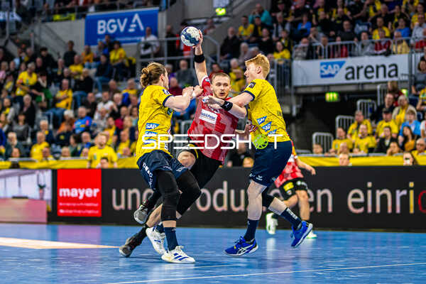 Handball I Herren I Saison 2023-2024 I Liqui Moly Handballbundesliga I 24. Spieltag I Rhein-Neckar Löwen - Füchse Berlin I 21.03.2024