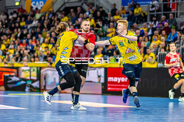 Handball I Herren I Saison 2023-2024 I Liqui Moly Handballbundesliga I 24. Spieltag I Rhein-Neckar Löwen - Füchse Berlin I 21.03.2024