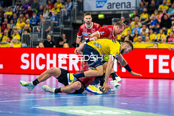 Handball I Herren I Saison 2023-2024 I Liqui Moly Handballbundesliga I 24. Spieltag I Rhein-Neckar Löwen - Füchse Berlin I 21.03.2024
