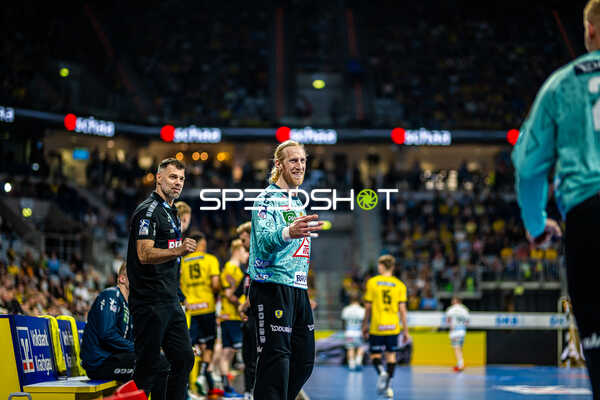 Handball I Herren I Saison 2023-2024 I Liqui Moly Handballbundesliga I 25. Spieltag I Rhein-Neckar Löwen - Frisch AUF! Göppingen I 31.03.2024 Mikael Appelgren (1, Rhein-Neckar Löwen)
Ort: Mannheim, Germany
Datum: 31.03.2024 - Dragan Jerkovic, Mikael Appelgren
