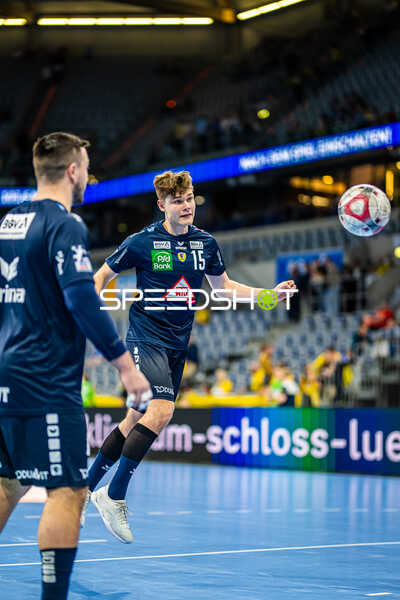 Handball I Herren I Saison 2023-2024 I Liqui Moly Handballbundesliga I 25. Spieltag I Rhein-Neckar Löwen - Frisch AUF! Göppingen I 31.03.2024 David More (15, Rhein-Neckar Löwen)
Ort: Mannheim, Germany
Datum: 31.03.2024 - David Móré