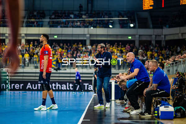 Handball I Herren I Saison 2023-2024 I EHF European League I Playoff I Rückspiel I Rhein-Neckar Löwen - RK Nexe I 02.04.2024 Veselin Vujovic (RK Nexe)
Ort: Heidelberg, Germany
Datum: 02.04.2024