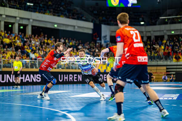 Handball I Herren I Saison 2023-2024 I EHF European League I Playoff I Rückspiel I Rhein-Neckar Löwen - RK Nexe I 02.04.2024