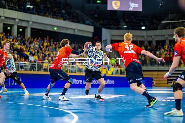 Handball I Herren I Saison 2023-2024 I EHF European League I Playoff I Rückspiel I Rhein-Neckar Löwen - RK Nexe I 02.04.2024