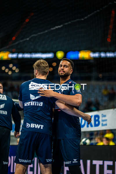 Handball I Herren I Saison 2023-2024 I Liqui Moly Handballbundesliga I 27. Spieltag I Rhein-Neckar Löwen - Bergischer HC I 12.04.2024 Philipp Ahouansou (19, Rhein-Neckar Löwen)
Ort: Mannheim, Germany
Datum: 12.04.2024 - Philipp Ahouansou