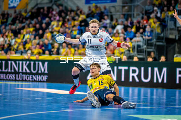 Handball I Herren I Saison 2023-2024 I Liqui Moly Handballbundesliga I 28. Spieltag I Rhein-Neckar Löwen - MT Melsungen I 18.04.2024