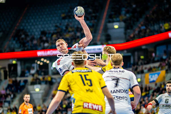 Handball I Herren I Saison 2023-2024 I Liqui Moly Handballbundesliga I 28. Spieltag I Rhein-Neckar Löwen - MT Melsungen I 18.04.2024