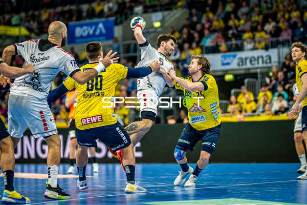 Handball I Herren I Saison 2023-2024 I Liqui Moly Handballbundesliga I 28. Spieltag I Rhein-Neckar Löwen - MT Melsungen I 18.04.2024