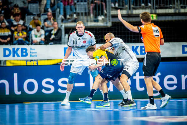Handball I Herren I Saison 2023-2024 I Liqui Moly Handballbundesliga I 28. Spieltag I Rhein-Neckar Löwen - MT Melsungen I 18.04.2024