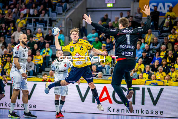Handball I Herren I Saison 2023-2024 I Liqui Moly Handballbundesliga I 28. Spieltag I Rhein-Neckar Löwen - MT Melsungen I 18.04.2024