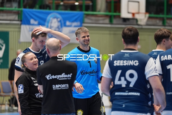 Christopher Rudeck (1; Bergischer HC) in Aktion