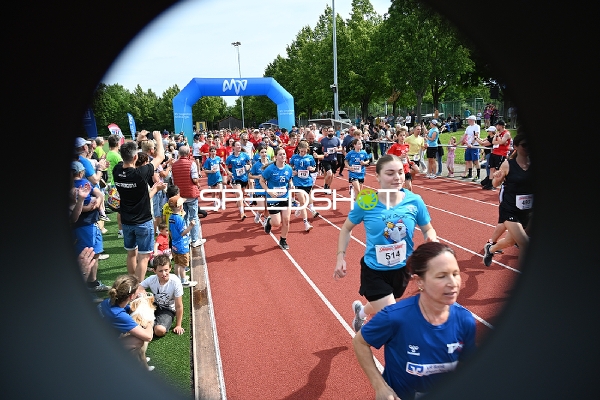 Gemeinsamer Start TVE Sommerlauf Edingen