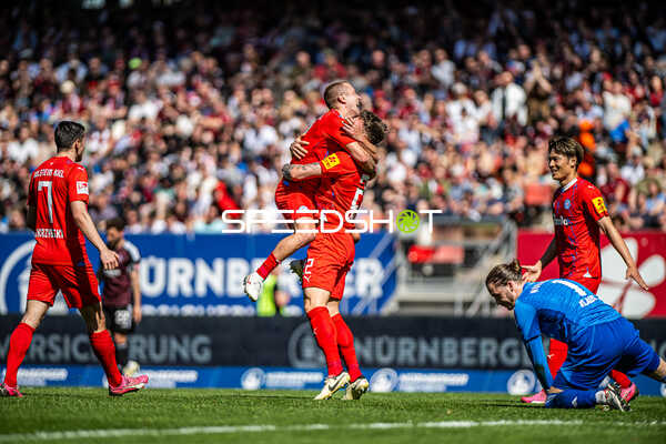 Fußball I Herren I Saison 2023-2024 I 2. Bundesliga I 28. Spieltag I 1. FC Nürnberg - Holstein Kiel I 06.04.2024