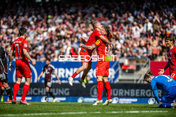 Fußball I Herren I Saison 2023-2024 I 2. Bundesliga I 28. Spieltag I 1. FC Nürnberg - Holstein Kiel I 06.04.2024
