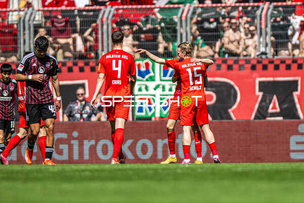 Fußball I Herren I Saison 2023-2024 I 2. Bundesliga I 28. Spieltag I 1. FC Nürnberg - Holstein Kiel I 06.04.2024