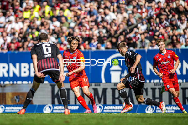 Fußball I Herren I Saison 2023-2024 I 2. Bundesliga I 28. Spieltag I 1. FC Nürnberg - Holstein Kiel I 06.04.2024